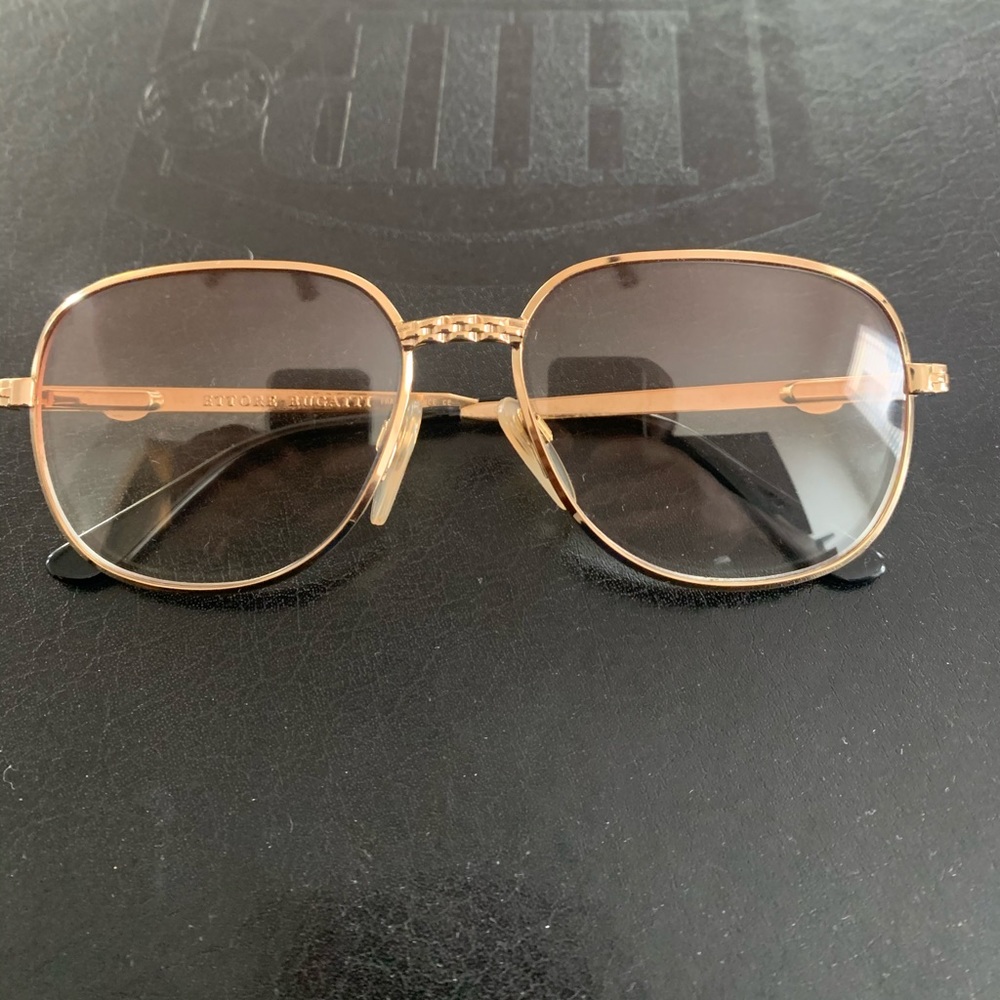 Vintage Bugatti 500 Glasses Light Brown Lens